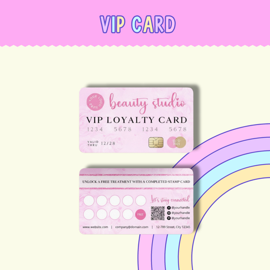 Tarjeta Lealtadad VIP (Tarjeta Dorada)