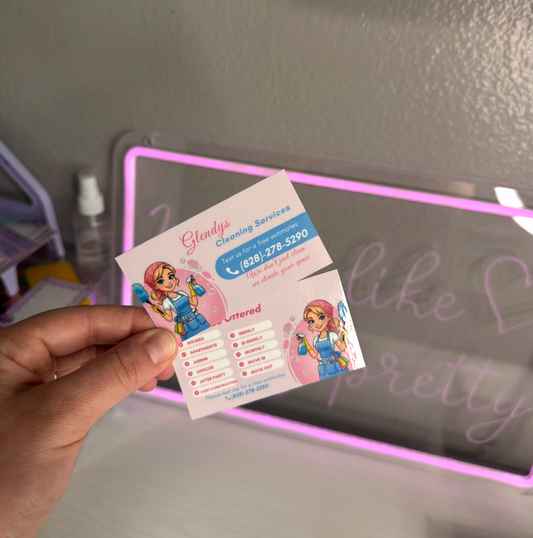 Tarjetas de presentación (doble cara)