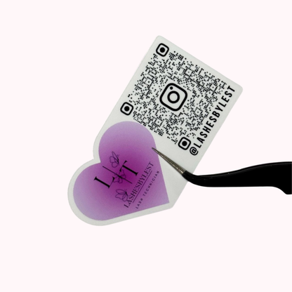 QR  + Logo Sticker